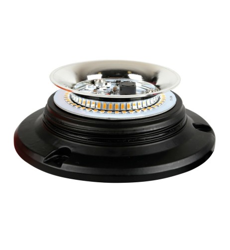 Lampada emergenza RL 6 con luce rotante a LED 12 24V omologata