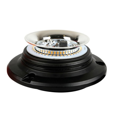 Lampada emergenza RL 7 con luce rotante a LED 12 24V omologata