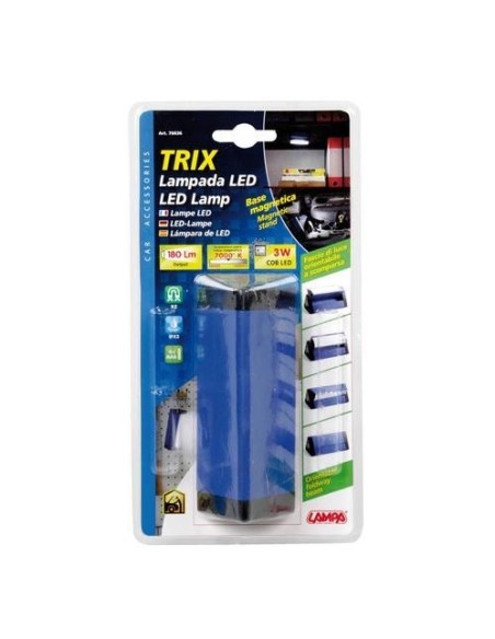 Lampada ispezione a Led orientabile antiurto 125x50x55mm