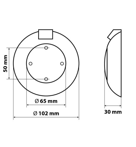Lampada Luce interna di cortesia a LED 24V