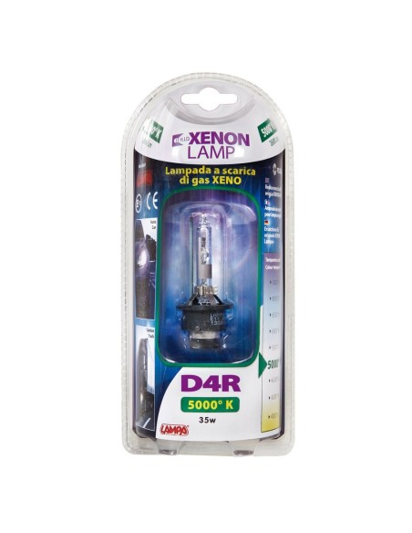 Lampada singola HID Xenon 5000K D4R 35W P32d 6 omologata