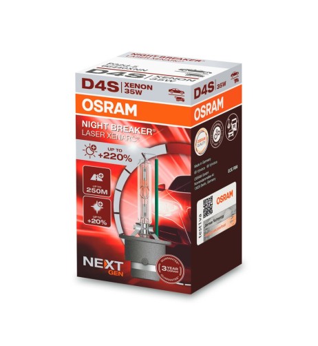 Lampada Xenon D4S 35W Osram Xenarc Night Breaker Laser