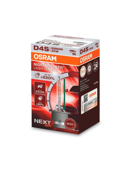 Lampada Xenon D4S 35W Osram Xenarc Night Breaker Laser