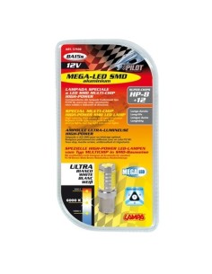 Lampadina auto P21W BA15s 20 mega led SMD 12V  2