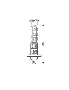 Lampadina Hyper Led 24 28V H1 P14 5s 13 LED 2