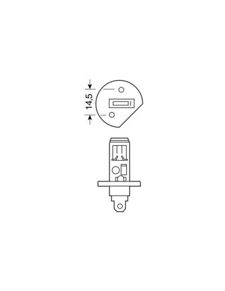 Lampadina Hyper Led 24 28V H1 P14 5s 13 LED