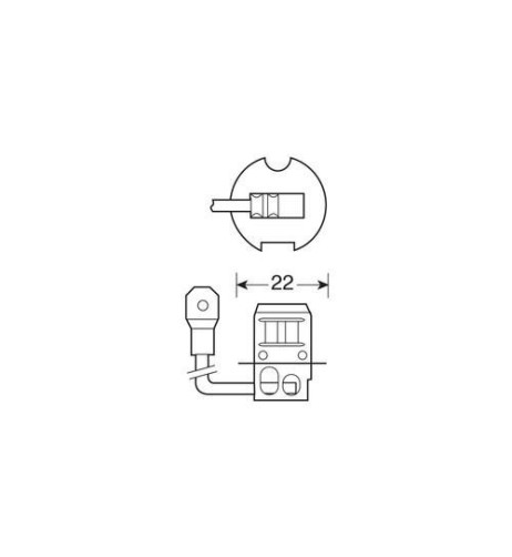 Lampadina Hyper Led 24 28V H3 PK22s 13 LED