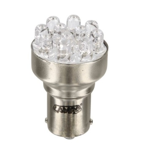 Lampadina singola Multi Led 11 Led 12V P21W BA15s BIANCO