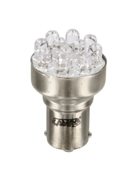 Lampadina singola Multi Led 11 Led 12V P21W BA15s BIANCO