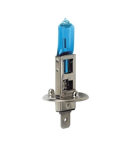 Lampadine alogene Blu Xe H1 55W P14 5s 12V 4150K moto scooter