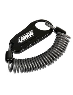 Lucchetto antifurto con cavo a spirale 150cm moto scooter casco