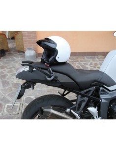 Lucchetto antifurto con cavo a spirale 150cm moto scooter casco 2