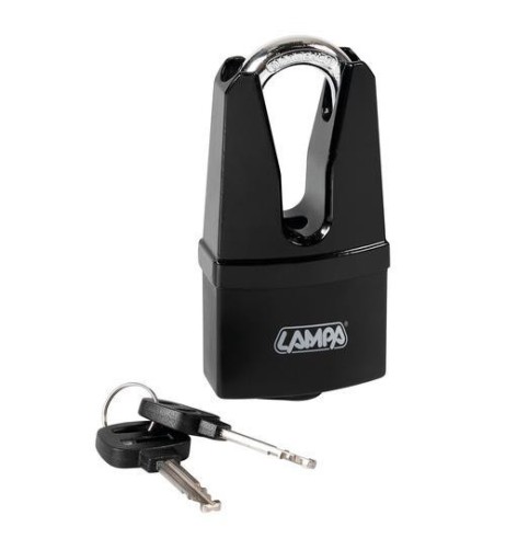 Lucchetto rinforzato bloccadisco moto con piastre antitrapano