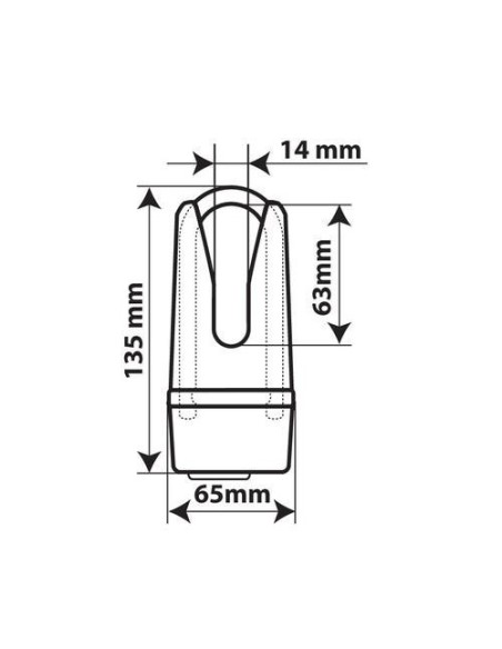 Lucchetto rinforzato bloccadisco moto con piastre antitrapano