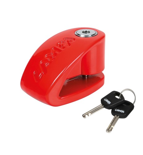 Lucchetto Stone bloccadisco perno 5 5mm Rosso