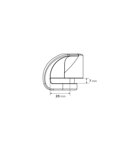 Lucchetto Stone XS bloccadisco perno 5 5mm Rosso