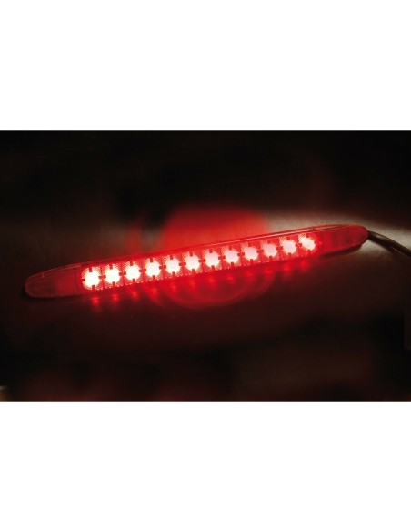 Luce a 12 led perimetrale ingombro camion 24V rosso impermeabile IP67
