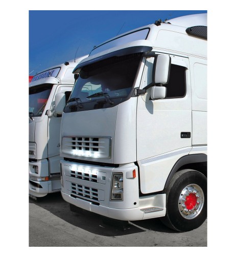 Luce a 2 led ingombro camion camper 24V bianco 