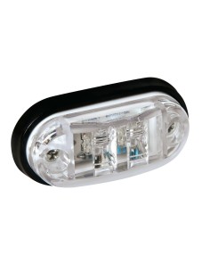 Luce a 2 led perimetrale ingombro camion 24V colore Bianco