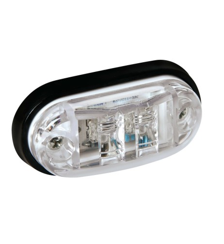 Luce a 2 led perimetrale ingombro camion 24V colore Bianco