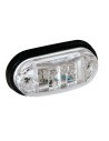 Luce a 2 led perimetrale ingombro camion 24V colore Bianco