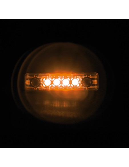 Luce a 4 led IP67 perimetrale ingombro camion 24V colore Arancio