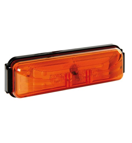Luce a led ingombro camion camper 24V ambra 103x34mm