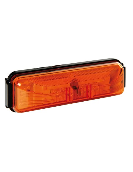 Luce a led ingombro camion camper 24V ambra 103x34mm