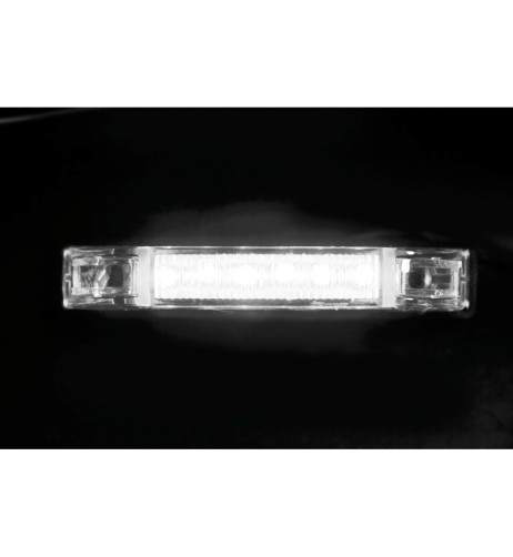 Luce a led ingombro camion camper 24V bianco 100x19mm
