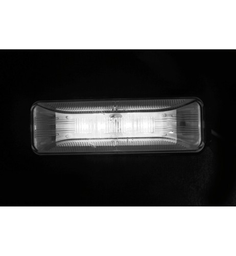 Luce a led ingombro camion camper 24V bianco 103x34mm