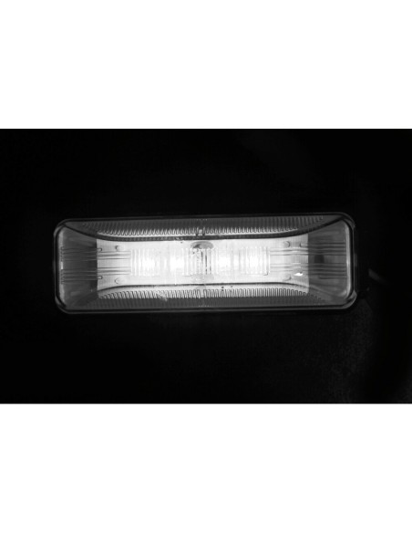 Luce a led ingombro camion camper 24V bianco 103x34mm