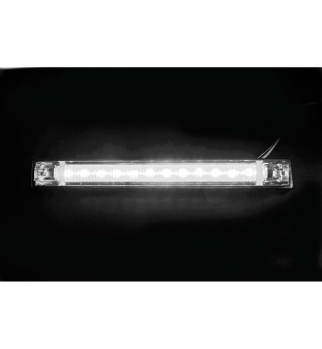 Luce a led ingombro camion camper 24V bianco 155x22mm