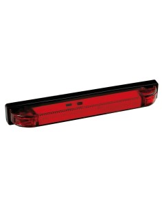 Luce a led ingombro camion camper 24V rosso 155x22mm