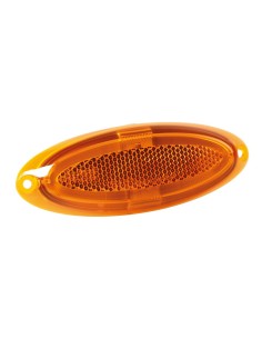Luce a led ingombro omologata 12 24V arancio 124x45mm