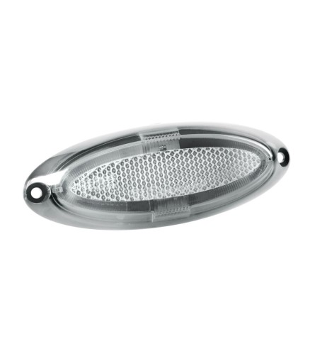 Luce a led ingombro omologata 12 24V bianco 124x45mm