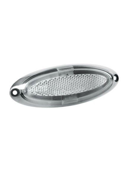 Luce a led ingombro omologata 12 24V bianco 124x45mm