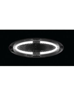 Luce a led ingombro omologata 12 24V bianco 124x45mm 2