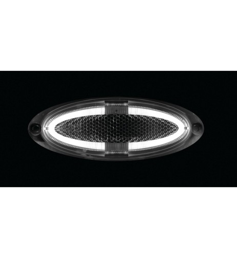 Luce a led ingombro omologata 12 24V bianco 124x45mm