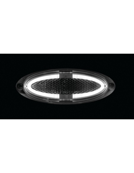 Luce a led ingombro omologata 12 24V bianco 124x45mm