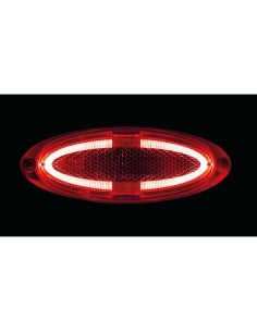 Luce a led ingombro omologata 12 24V rosso 124x45mm 2