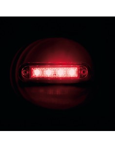 Luce a led perimetrale ingombro 12 24V colore rosso 2