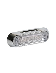 Luce a led perimetrale ingombro cromata 12 24V colore Arancio