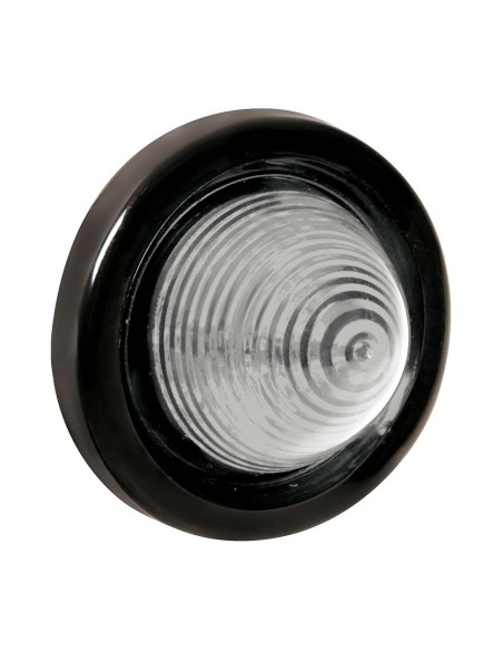 Luce a led tonda ingombro camion camper 24V bianco D70mm