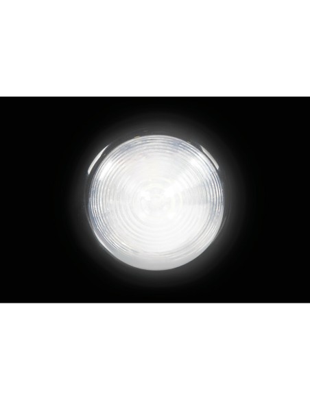 Luce a led tonda ingombro camion camper 24V bianco D70mm