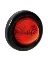 Luce a led tonda ingombro camion camper 24V rosso D70mm