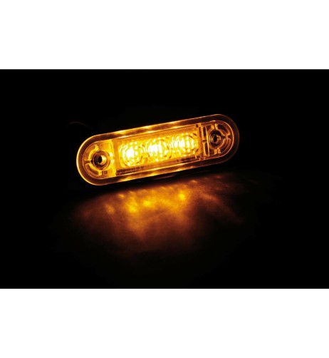 Luce da incasso perimetrale impermeabile a Led 9 32V Arancio