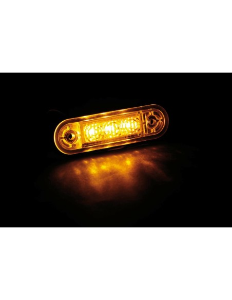 Luce da incasso perimetrale impermeabile a Led 9 32V Arancio