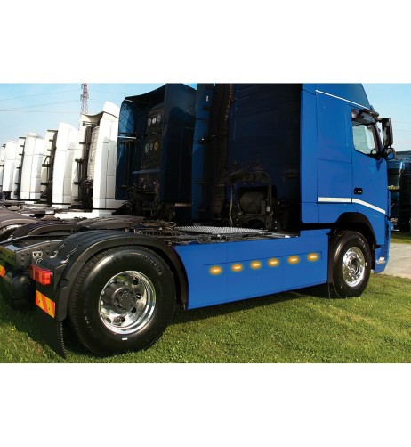 Luce da incasso perimetrale impermeabile a Led 9 32V Arancio