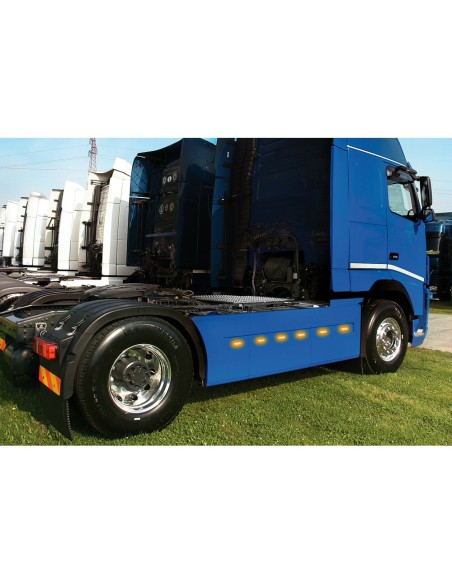 Luce da incasso perimetrale impermeabile a Led 9 32V Arancio