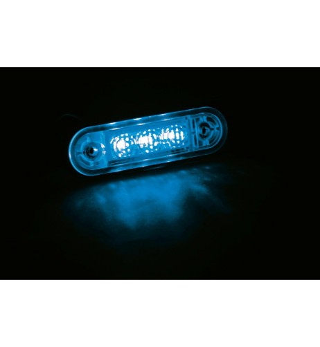 Luce da incasso perimetrale impermeabile a Led 9 32V Blu